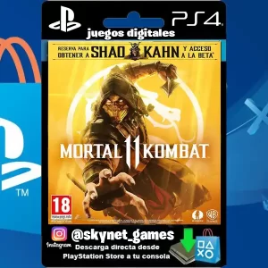 Mortal Kombat 11 ( PS4 / PS5 DIGITAL ) CUENTA PRIMARIA