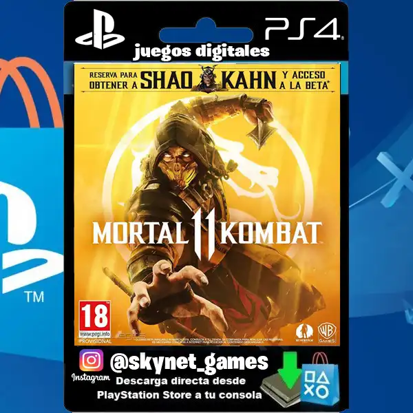 Mortal Kombat 11 ( PS4 / PS5 DIGITAL ) CUENTA PRIMARIA