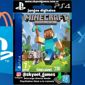 Minecraft ( PS4 / PS5 DIGITAL ) CUENTA PRIMARIA