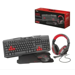 COMBO Teclado + Mouse + Auricular + Pad Ziva 4 en1 – TRUST