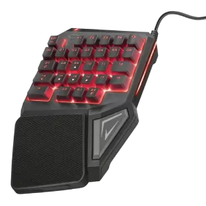 Teclado GXT 888 Assa One Handed Gaming Keyboard – TRUST