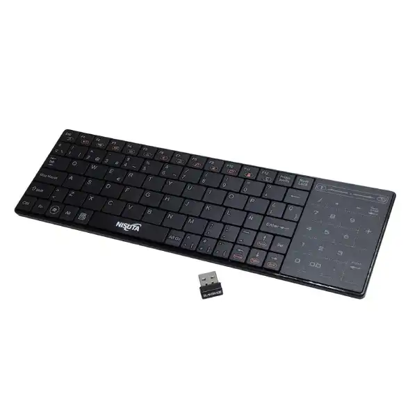 Teclado inalámbrico Mini con pad o teclado numérico ideal Smart TV NS-WIKTV27 – NISUTA