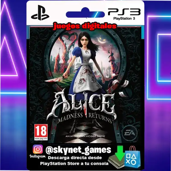 Alice Madness Returns ( PS3 / DIGITAL )