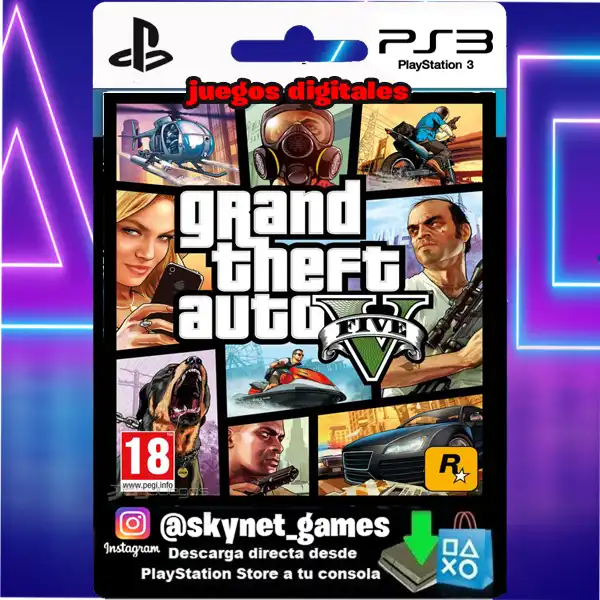 Grand Theft Auto ( GTA )  V ( PS3 / DIGITAL )