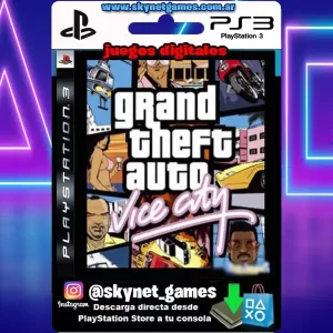 Grand Theft Auto  ( GTA ) Vice City ( PS3 / DIGITAL )