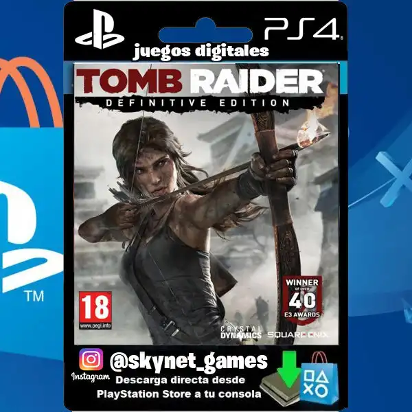 Tomb Raider Definitive Edition ( PS4 / PS5 DIGITAL ) CUENTA PRIMARIA