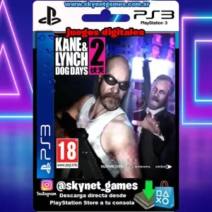 Kane & Lynch 2 Dog Days ( PS3 / DIGITAL )