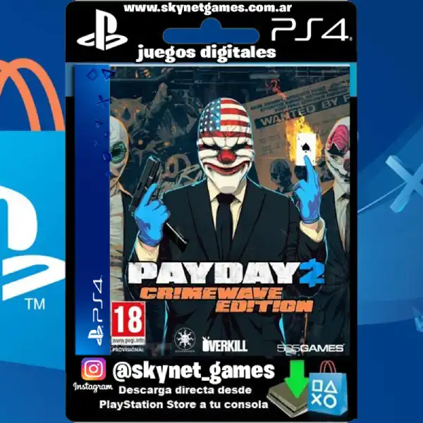Payday 2 ( PS4 / PS5 DIGITAL ) CUENTA PRIMARIA