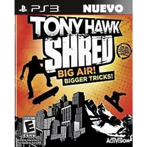 Tony Hawk Shred Big Air! Bigger Tricks ( PS3 / FISICO NUEVO)