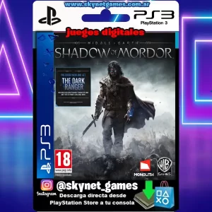 Middle Earth Shadow of Mordor ( PS3 / DIGITAL )