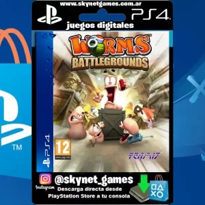 Worms Battlegrounds ( PS4 / PS5 DIGITAL ) CUENTA PRIMARIA
