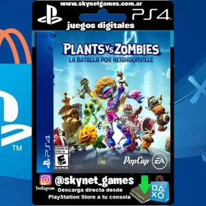 Plants vs Zombies La Batalla de Neighborville ( PS4 / PS5 DIGITAL ) CUENTA PRIMARIA