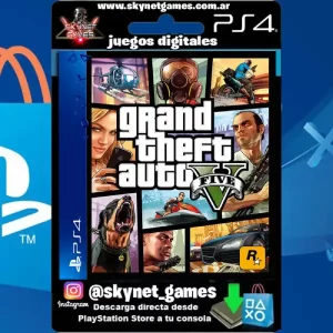 Grand Theft Auto ( GTA ) V (PS4 / PS5 DIGITAL ) – CUENTA SECUNDARIA