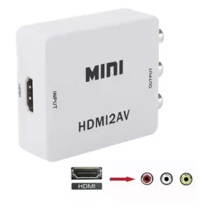 Convertidor adaptador HDMI a AV RCA con Audio Digital a Analógico