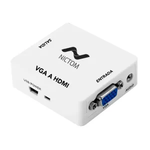 Convertidor adaptador VGA a HDMI – NICTOM