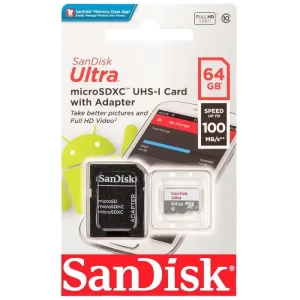 Memoria Micro SD ORIGINAL 64GB ULTRA CLASE 10 - SANDISK