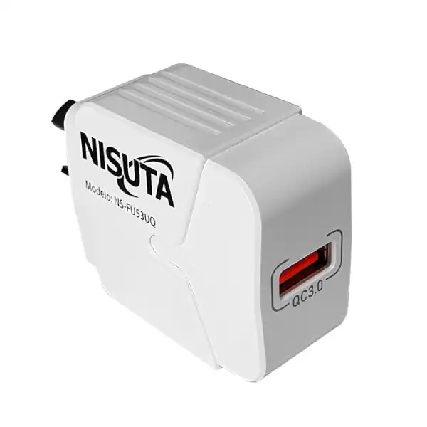 Fuente de alimentación con 1 puerto USB de carga rápida QC3.0 NS FU53UQ – NISUTA