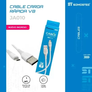 Cable Carga Micro USB 3A JA010 - SOMOSTEC