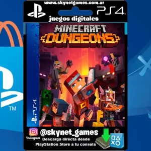 Minecraft Dungeons ( PS4 / PS5 DIGITAL ) CUENTA PRIMARIA