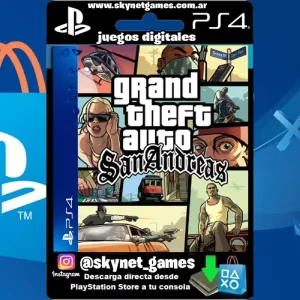 Grand Theft Auto ( GTA ) SAN ANDREAS ( PS4 / PS5 DIGITAL ) CUENTA PRIMARIA