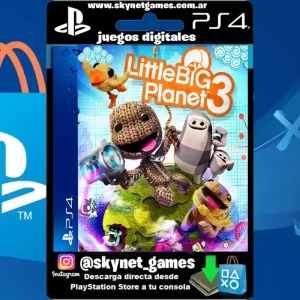Little Big Planet 3 ( PS4 / PS5 DIGITAL ) CUENTA PRIMARIA