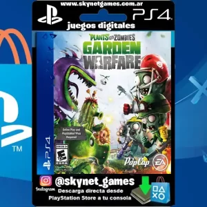 Plants vs Zombies GARDEN WARFARE  ( PS4 / PS5 DIGITAL ) CUENTA PRIMARIA