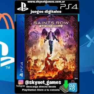Saints Row 4 Gat out of Hell ( PS4 / PS5 DIGITAL ) CUENTA PRIMARIA
