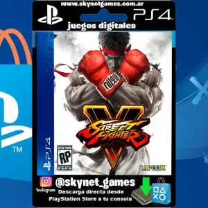 Street Fighter V ( PS4 / PS5 DIGITAL ) CUENTA SECUNDARIA