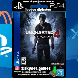 Uncharted 4 A Thiefs End ( PS4 / PS5 DIGITAL ) CUENTA PRIMARIA