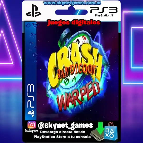 Crash Bandicoot 3 ( PS3 / DIGITAL )