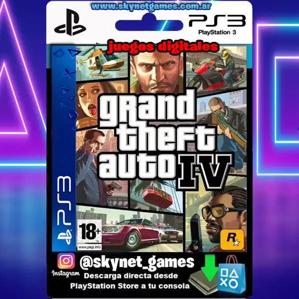 Grand Theft Auto ( GTA ) IV ( PS3 / DIGITAL )