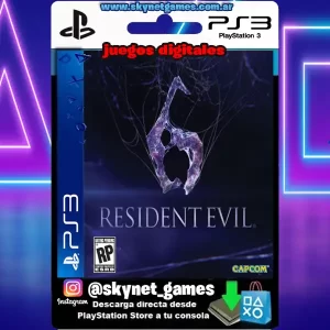 Residen Evil 6 ( PS3 / DIGITAL )
