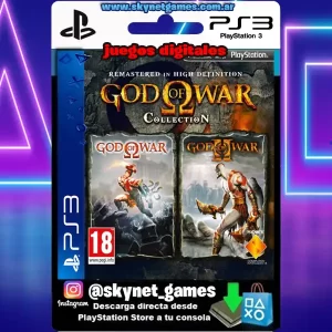 God of War Collection 1 y 2 ( PS3 / DIGITAL)
