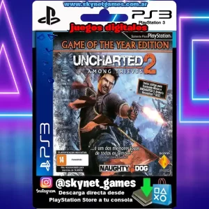 Uncharted 2 Among Thieves ( PS3 / DIGITAL )