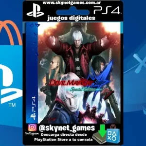 Devil May Cry 4 Special Edition ( PS4 / PS5 DIGITAL ) CUENTA SECUNDARIA