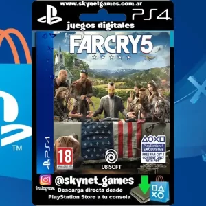 Farcry 5 ( PS4 / PS5 DIGITAL ) CUENTA SECUNDARIA