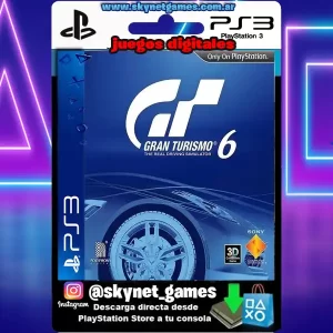 Gran Turismo 6 ( PS3 / DIGITAL )