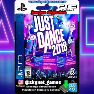 Just Dance 2018 ( PS3 / DIGITAL )