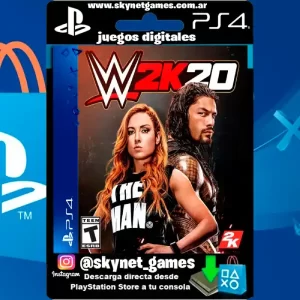WWE 2K20 ( PS4 / PS5 DIGITAL ) CUENTA SECUNDARIA