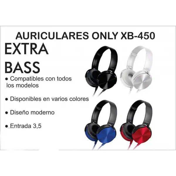 Auriculares only online extra bass