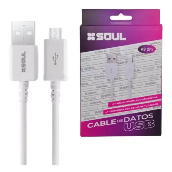 Cable Micro USB 2MTS  2.0A – SOUL