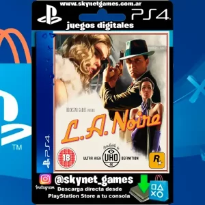 L.A. Noire ( PS4 / DIGITAL ) CUENTA PRIMARIA