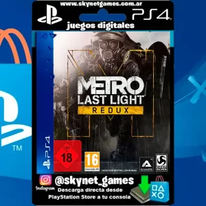Metro Last Light Redux ( PS4 / DIGITAL ) CUENTA PRIMARIA
