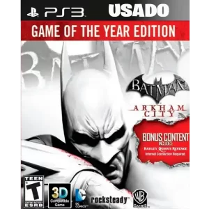 Batman Arkham City Game of Year Edition ( PS3 / FISICO USADO )