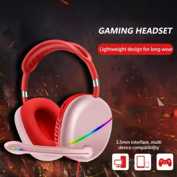 Auriculares Gamer con led PS4 Y PC AKZ 025