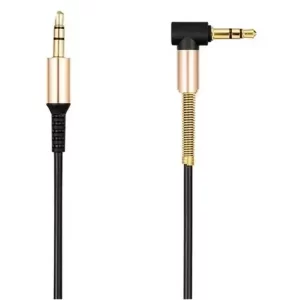 Cable Auxiliar Stereo  Jack 3.5mm de 1 Metro en 90 grados