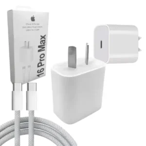 Cargador Iphone 16 PRO MAX Carga Rapida 35W con cable Tipo C a Tipo C - Apple